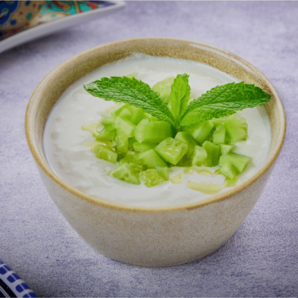 Cucumbers in Diluted Yogurt